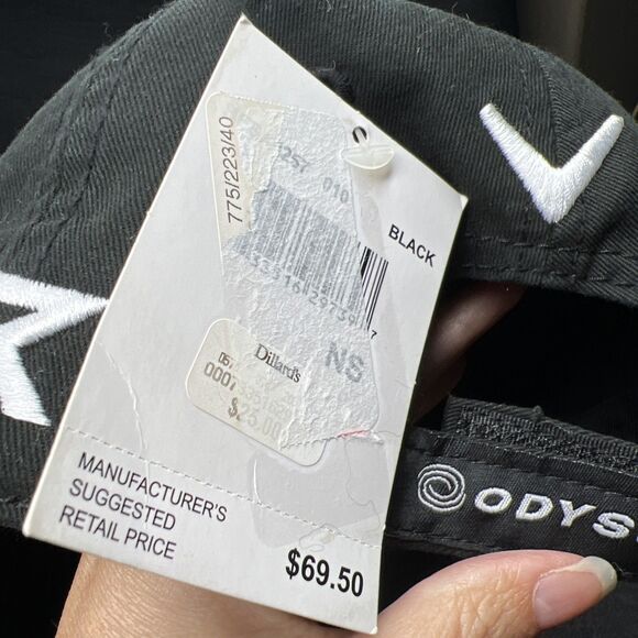 Callaway Golf NWT Black RAZR Odyssey Strapback Hat Cap - Picture 5 of 8
